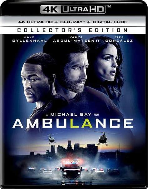 Ambulance Movie K Ultra Hd Blu Ray Digital Copy Mystery