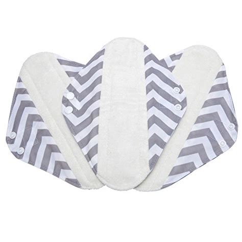 Morxy Reusable Panty Liners Sanitary Pads Menstrual Pads For Women Washable Cotton Bamboo