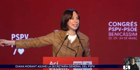 Diana Morant Nueva Secretaria General Del PSPV Valencia La Ocho