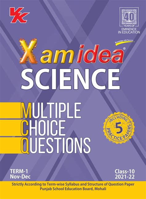 Xam Idea Pseb Mcqs Chapterwise For Term I Class Science With