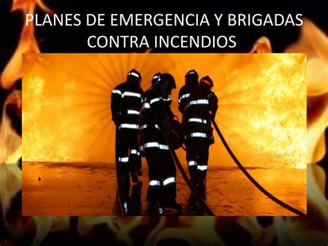 Power Planes De Emergencia Y Brigadas De Incendio Ppt