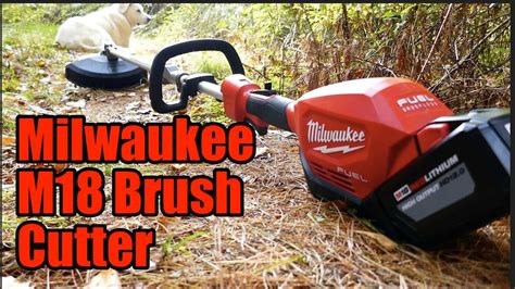 Milwaukee M Brush Cutter Attachment For Trail Maintenance Youtube