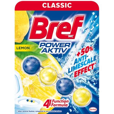 Bref wc osveživač power active limon 50g ePonuda