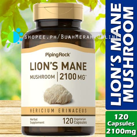 Super Lion S Mane Mushroom 2100mg X 120 Or 90 Capsule Supplement Shopee Philippines