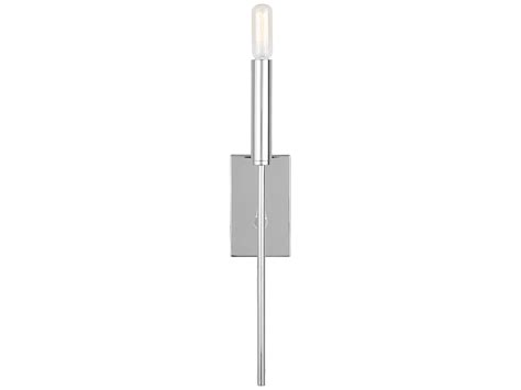 Visual Comfort Studio Brianna 20 Tall 1 Light Polished Nickel Wall