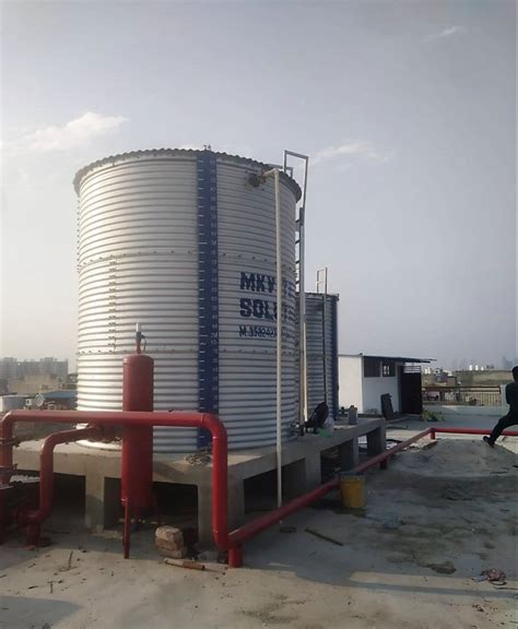 Zincalume Water Tank For Storage 25000 L At Rs 78litre In Ghaziabad Id 27104864773