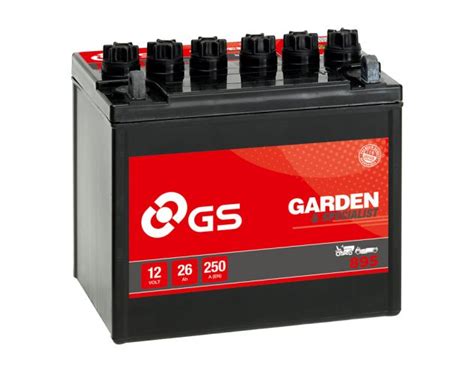 Köp GS Yuasa GS 895 12V 26Ah 200A Batteri för bl a Trädgårdstraktor