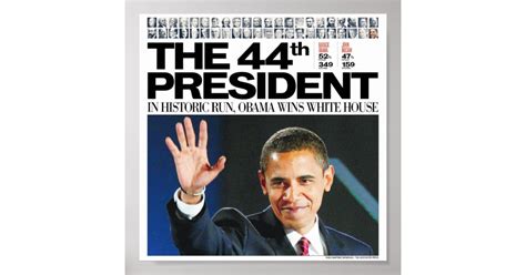 Obama: The 44th President Poster | Zazzle