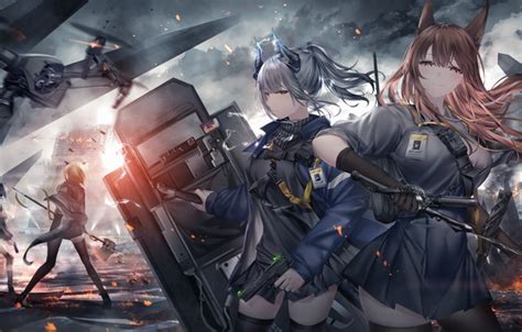 Wallpaper girls, war, Gun, Jessica, Vanilla, Franka, Arknights, Liskarm images for desktop ...