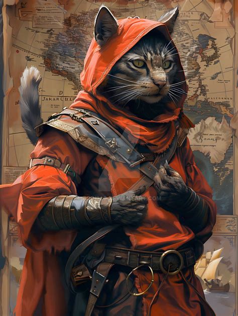 Tabaxi Monk by Bogi380 on DeviantArt