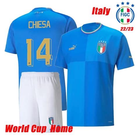 World Cup 2022 2023 Bonucci Italy Home Adult Suit Soccer Jerseytop