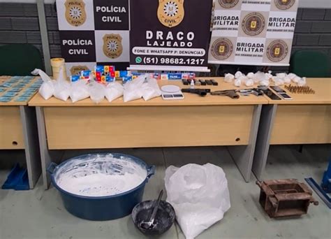 Laboratório para refino de cocaína é encontrado no RS