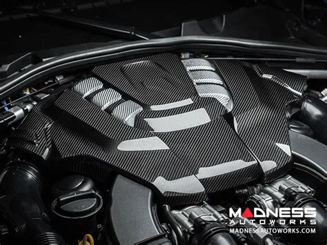 Alfa Romeo Giulia Engine Cover Carbon Fiber Quadrifoglio Version