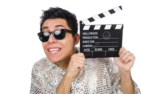 الرجل، ب، Clapperboard الفيلم، عزل عزل، على أبيض صورة الخلفية والصورة للتنزيل المجاني - Pngtree