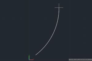 Crear arcos en Autocad Utilizando la función Arc