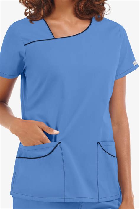 Butter Soft Scrubs By Ua Asymmetrical Scrub Top And Fashion Scrubs