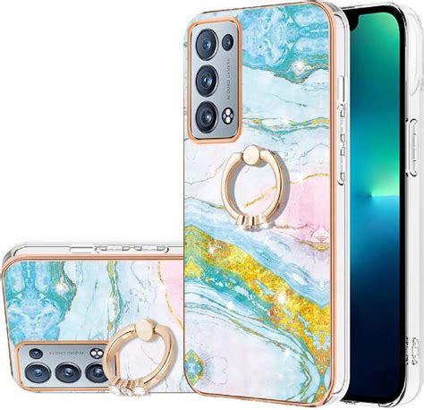 Etui Dla Oppo Reno 6 Pro 5G Anti Scratch Miękkie Ochrona Marmur