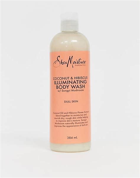 Shea Moisture Coconut And Hibiscus Illuminating Body Wash 384ml Asos