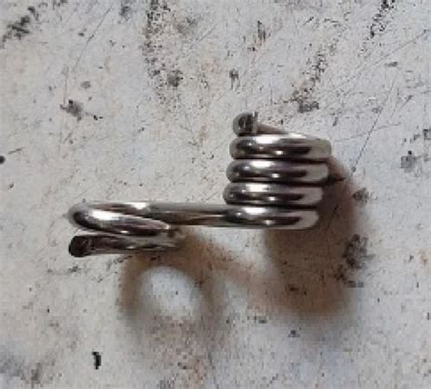 Silver Stainless Steel Torsion Spring For Garage Material Grade