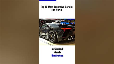 Top 10 Most Expensive Cars In The World Pt 9 Supercars Youtube