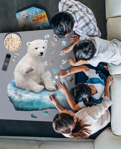 Madd Capp Puzzle Jr I Am Lil Polar Bear Piece Madd Capp Blue