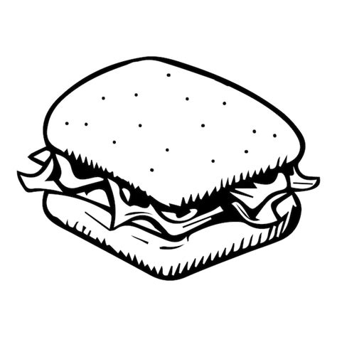 Premium Vector Hand Drawn Hamburger In Doodle Style