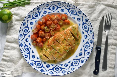 Pechugas De Pollo A La Plancha Con Vinagreta De Mostaza Receta Fácil Y