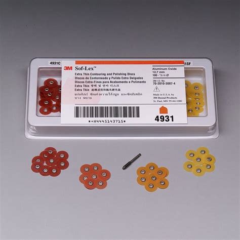 Soflex Xt Pop On Extra Thin Discs Kit City Dental Supplies