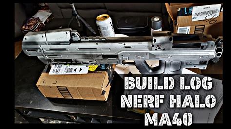 Build Long Nerf Halo Ma40 Custom Prop Not Real Weapon Youtube