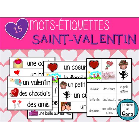 Mots Tiquettes Pour La Saint Valentin