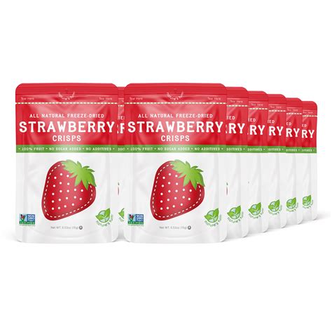 Natures Turn Vegan Fruit Snacks Unsweetened Freeze Dried Strawberry