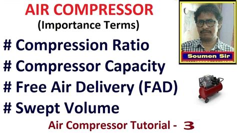 AIR COMPRESSOR Compression Ratio Compression Capacity Free Air