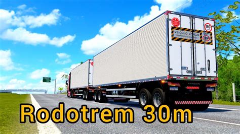 Rodotrem 30m Pack Baú e Câmara Fria Randon New R AM29 YouTube