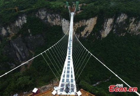 Pengujian Beban Jembatan Kaca Zhangjiajie China Indonesia Information