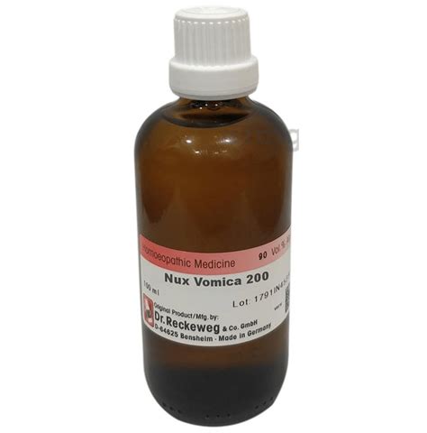 Dr Reckeweg Nux Vomica Dilution 200 CH Buy Bottle Of 100 0 Ml