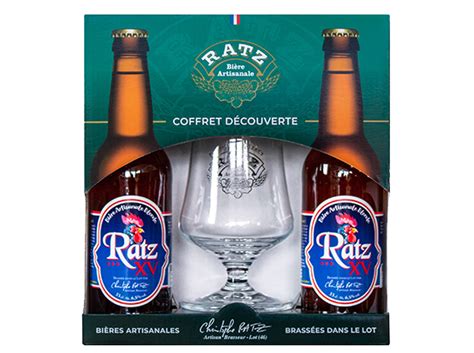 Idées cadeaux Coffret Découverte 33cl Ratz XV