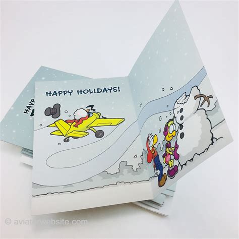 Aviation Christmas Cards for pilots and airplane geeks | AVIATORwebsite