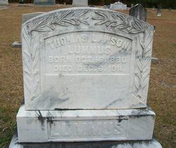 Thomas Lawson Lummus M Morial Find A Grave