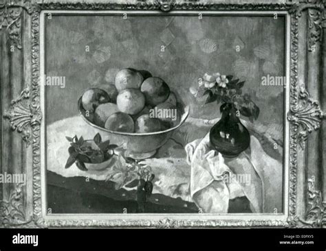 Jun 13 1957 Gauguin S Nature Mort Aux Pommes Stock Photo Alamy