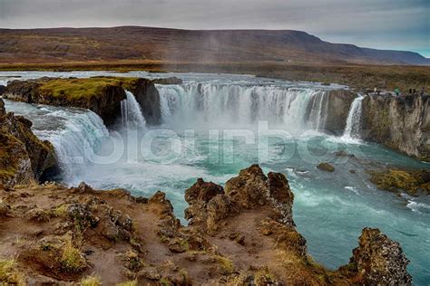 Godafoss waterfall in Iceland | Stock image | Colourbox