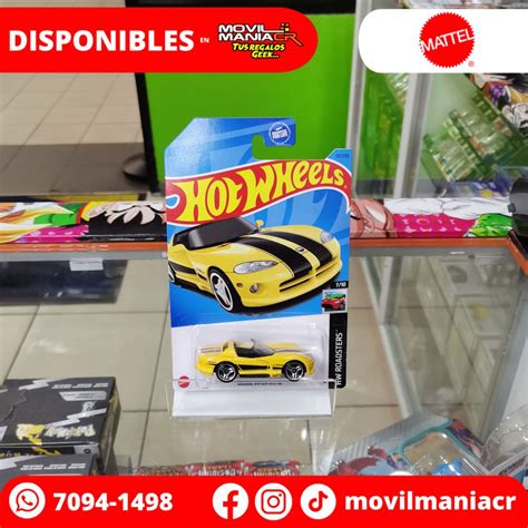 Mattel Hot Wheels HW Roadsters Dodge Viper RT 10 131 250 2023 Amarillo