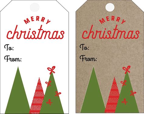 Holiday - Christmas Gift Tags - 50 pack for your Christmas Gifts ...