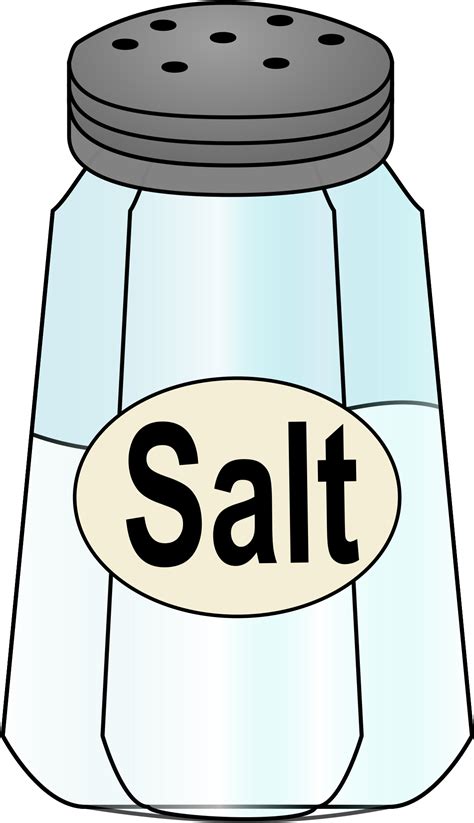 Salt Shaker Salt Clip Art 1697x2400 Png Clipart Download
