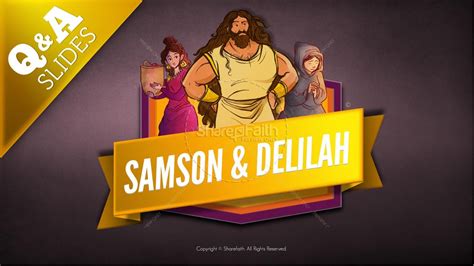 Samson and Delilah Kids Bible Stories