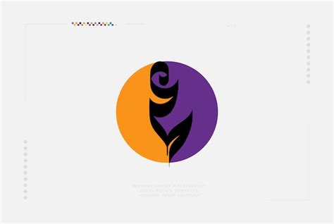 Premium Vector | Ali modern arabic calligraphy logo design template