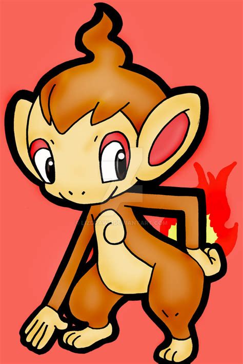 Pokemon Chimchar By Lizdraws On Deviantart