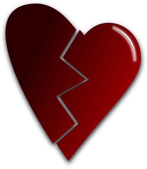 Broken Heart Transparent Clip Art Png Png Play