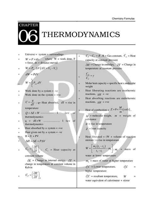 Thermodynamics Formula Heat Work Energy Physics Notes Learn Physics Physics Lessons