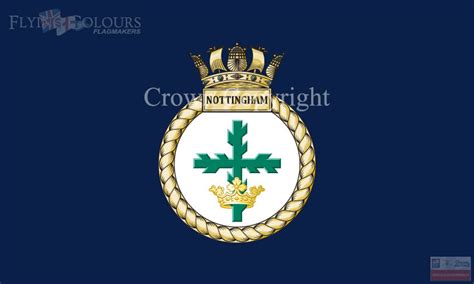 hms nottingham flag officially licenced mod artwork flags