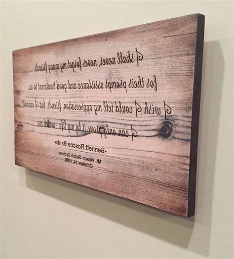 20 Inspirations Wood Wall Art Quotes